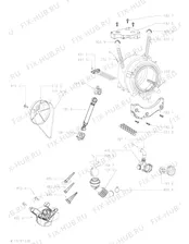Кнопка, ручка переключения для стиральной машины Whirlpool 481071425361