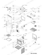 Крышка для электропечи Whirlpool 481010910913