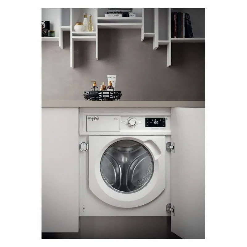 Встраиваемая стиральная машина с сушкой Whirlpool BI WDWG 961484 EU-3
