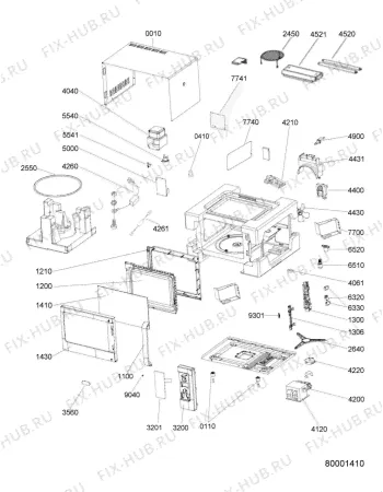 Тарелка для микроволновки Whirlpool 482000007845