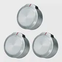 3ШТ W10823529 W11156487 Ручка регулировки диапазона газовой плиты для Whirlpool Kitchenaid, ручка регулировки диапазона горелки. Заменяет 4546228