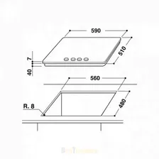 Газовая поверхность WHIRLPOOL GOA 6425/NB