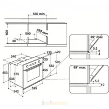 Электрический духовой шкаф WHIRLPOOL AKZ 6230/WH