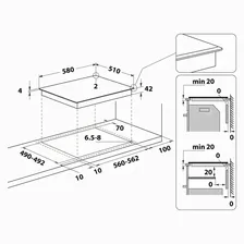 Встраиваемая электрическая варочная панель Whirlpool AKT 8190/BA