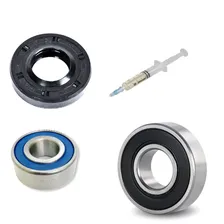 Подшипники для стиральной машины Whirlpool AWG 233 6203-6204 2RS сальник 25х47х10 смазка