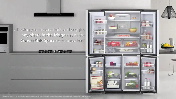 Whirlpool W Collection 4 Door Fridge Freezers