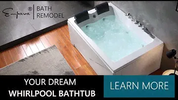 (2023) Empava 71 in. Acrylic Alcove Whirlpool Bathtub - Empava-71JT667B