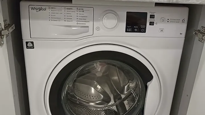 Огляд пральної машини Whirlpool